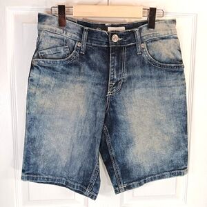 Rock & Republic Women's Faded Blue Denim Jean Shorts